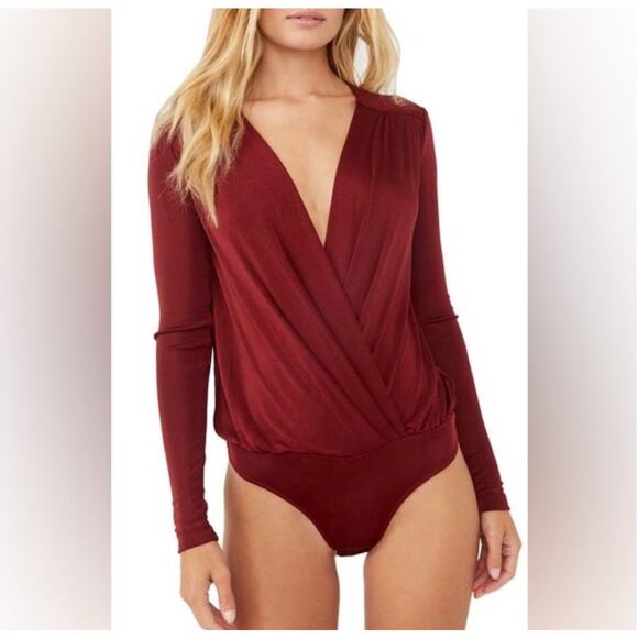 Nine Britton Long Sleeve Bodysuit Stitch Fix Women's Size M NWT - Picture 1 of 6